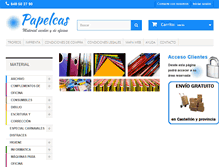 Tablet Screenshot of papelcas.com